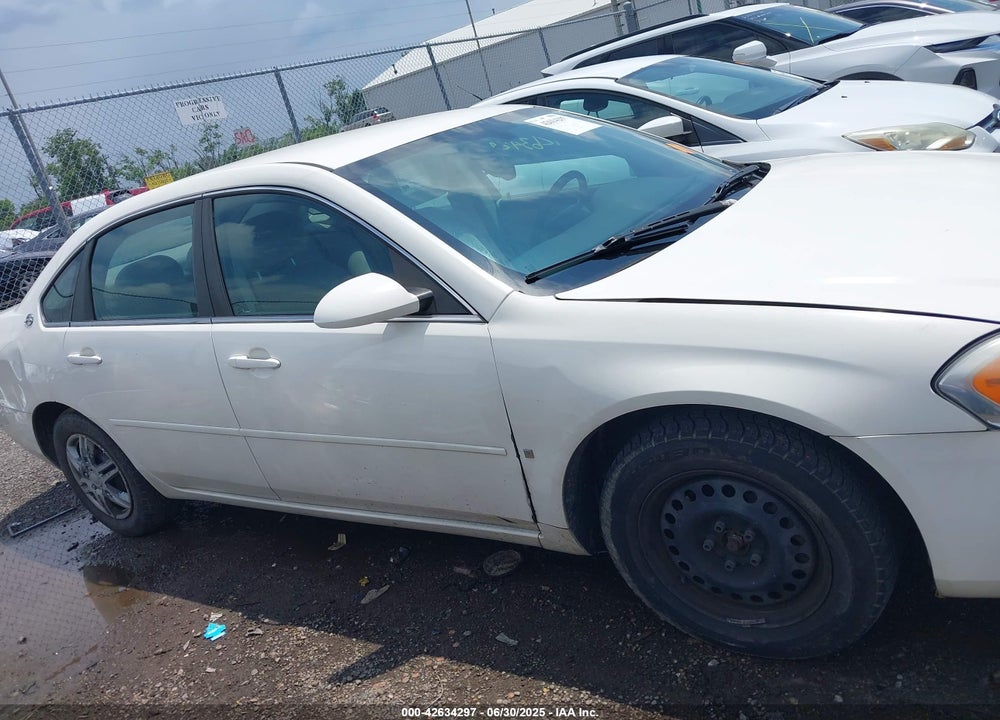 2008 CHEVROLET IMPALA VIN: 2G1WB58K381316430