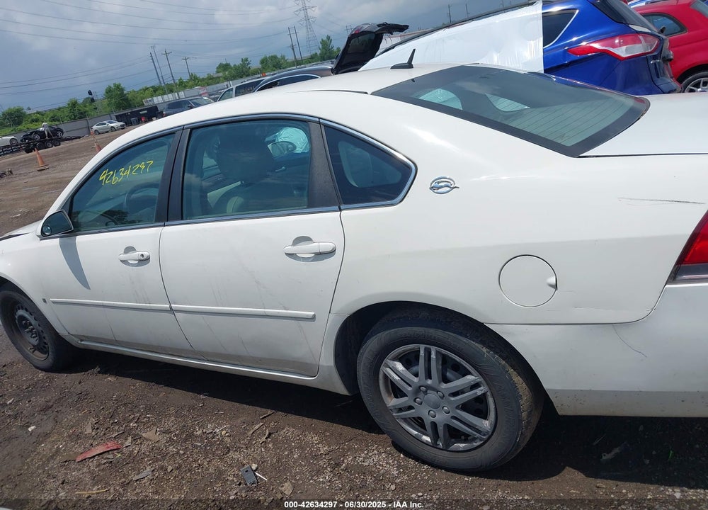 2008 CHEVROLET IMPALA VIN: 2G1WB58K381316430