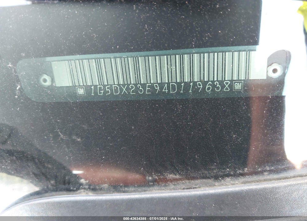 2004 PONTIAC MONTANA M16 W/1SA PKG. VIN: 1G5DX23E94D119638