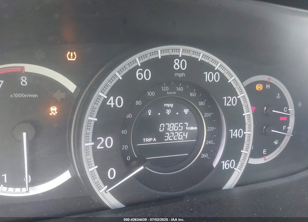 2013 HONDA ACCORD VIN: 1HGCR2F74DA280445