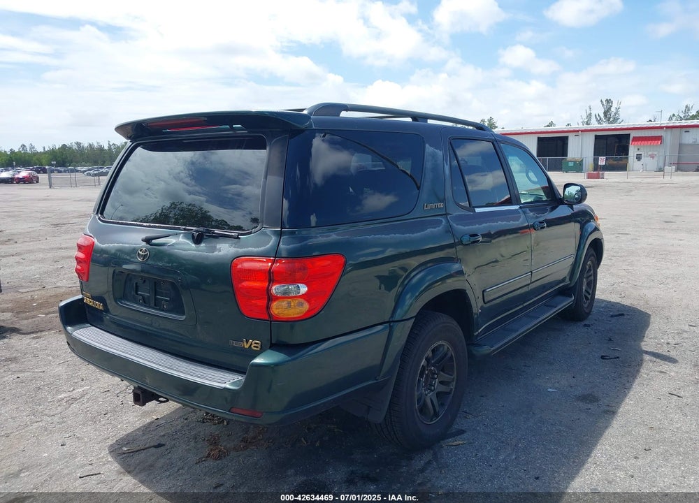 2003 TOYOTA SEQUOIA LIMITED V8 VIN: 5TDZT38A83S179662