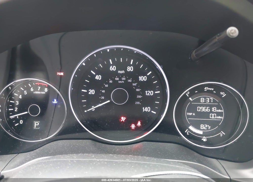 2016 HONDA HR-V VIN: 3CZRU5H76GM719085