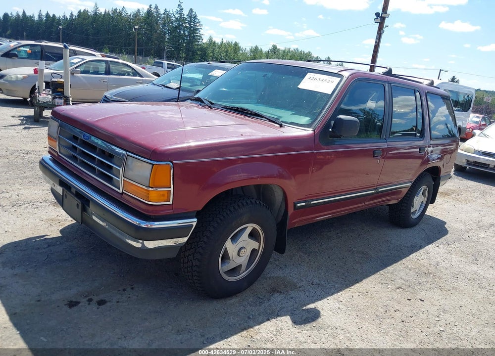1992 FORD EXPLORER VIN: 1FMDU34X9NUD68865