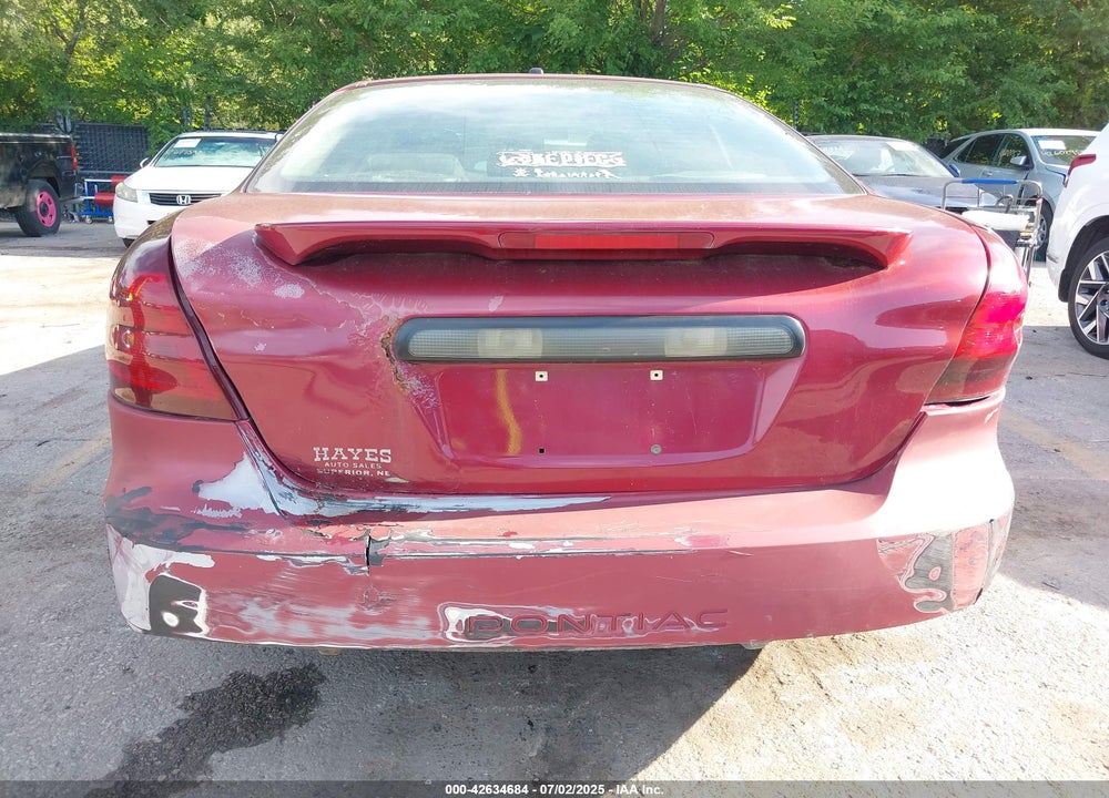 2006 PONTIAC GRAND PRIX VIN: 2G2WP552161161312