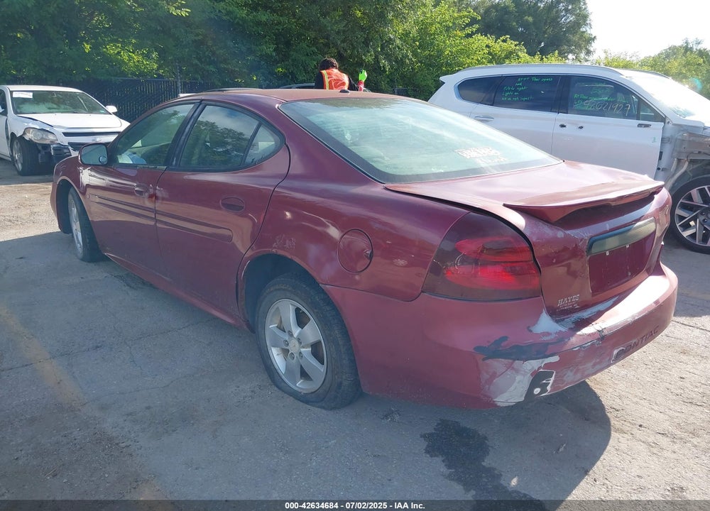2006 PONTIAC GRAND PRIX VIN: 2G2WP552161161312