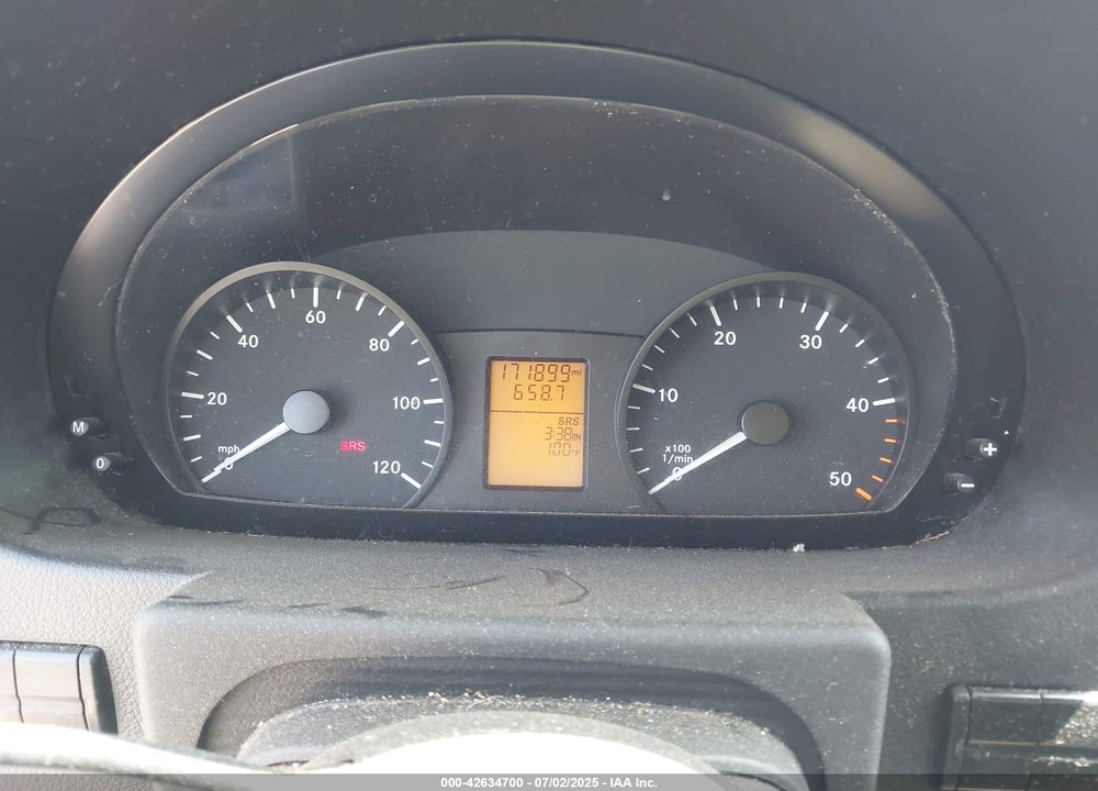 2012 MERCEDES-BENZ SPRINTER 2500 NORMAL ROOF VIN: WD3PE7CC8C5626783