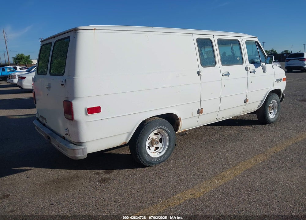 1989 CHEVROLET G20 VIN: 2GCEG25K8K4162343