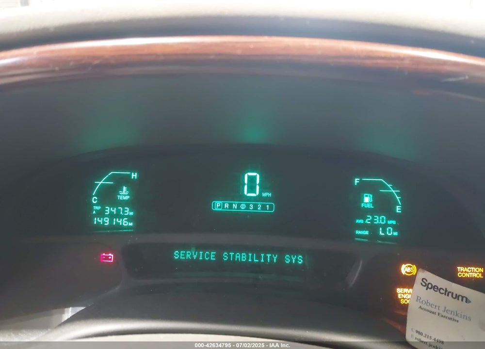 2001 CADILLAC DEVILLE STANDARD VIN: 1G6KD54Y51U158664