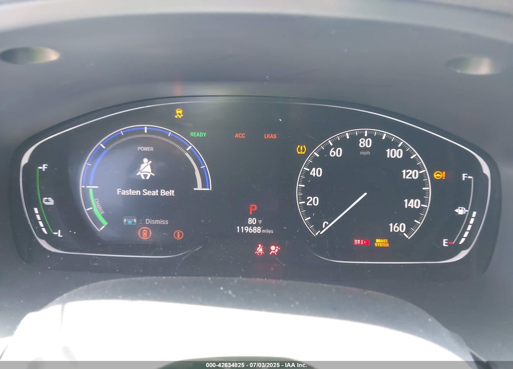 2019 HONDA INSIGHT VIN: 19XZE4F19KE002405