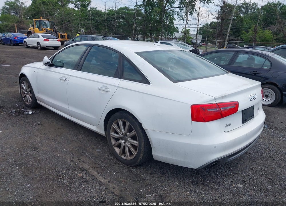 2013 AUDI A6 VIN: WAUHGAFC7DN061597