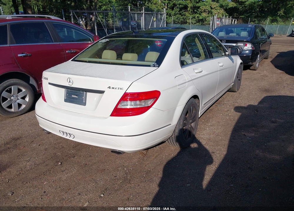 2008 MERCEDES-BENZ C 300 LUXURY 4MATIC/SPORT 4MATIC VIN: WDDGF81X38F074437