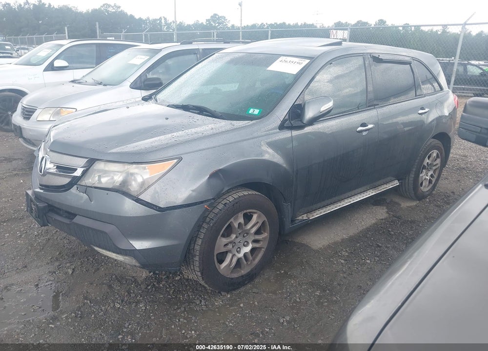 2008 ACURA MDX TECHNOLOGY PACKAGE VIN: 2HNYD28358H539183