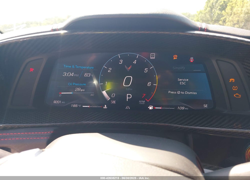 2021 CHEVROLET CORVETTE STINGRAY VIN: 1G1YB2D41M5101894