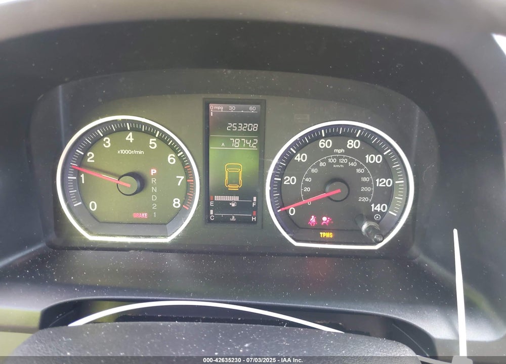 2007 HONDA CR-V VIN: JHLRE38377C030326