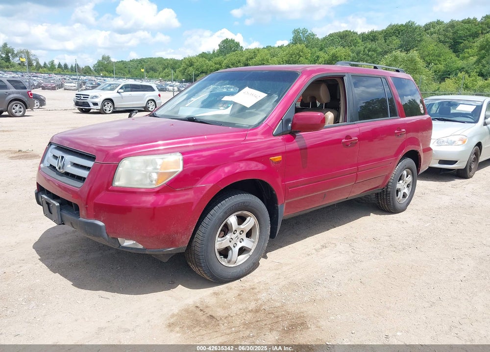 2006 HONDA PILOT EX-L VIN: 5FNYF18786B016160