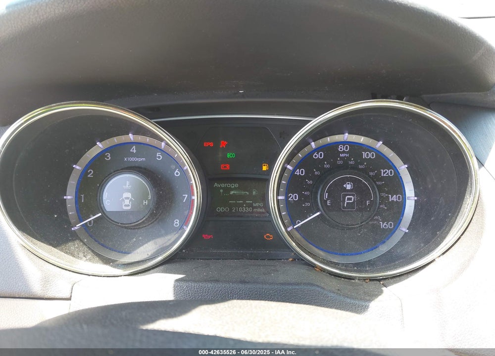 2011 HYUNDAI SONATA VIN: 5NPEB4AC1BH299956