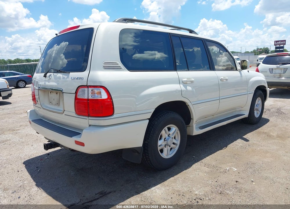 1999 LEXUS LX 470 VIN: JT6HT00W6X0073468