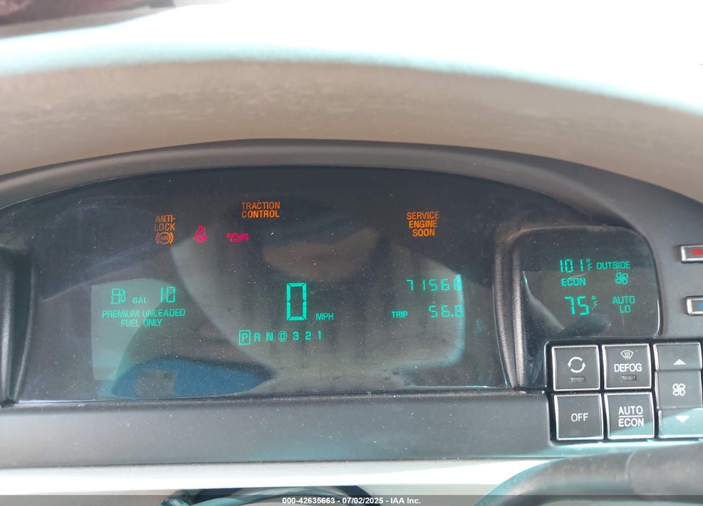 1997 CADILLAC DEVILLE STANDARD VIN: 1G6KD54Y7VU273501