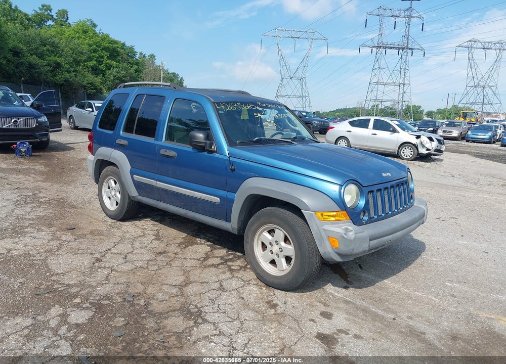 2005 JEEP LIBERTY SPORT VIN: 1J4GL48K35W508884