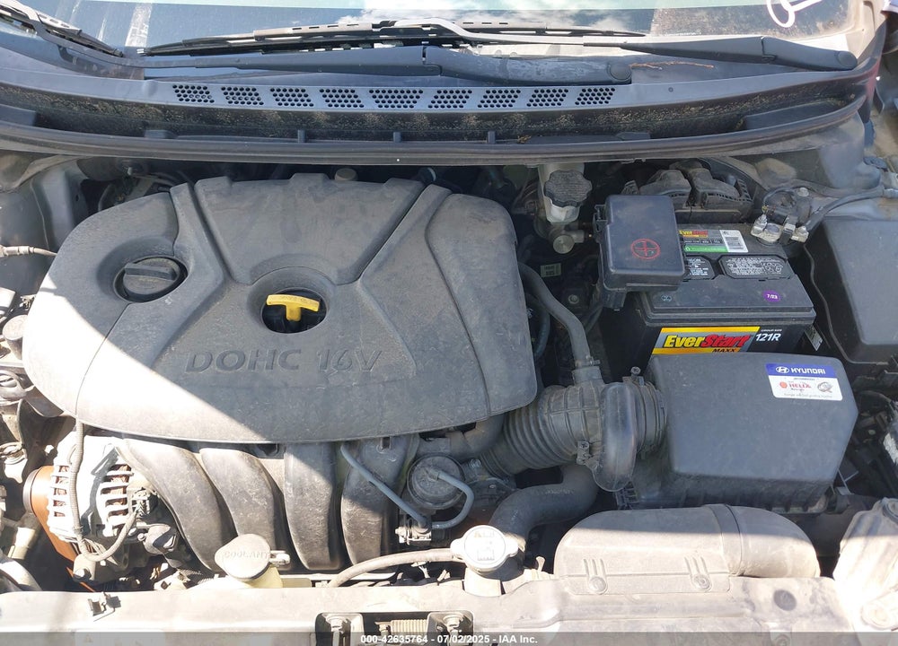 2013 HYUNDAI ELANTRA VIN: KMHDH4AE7DU592745