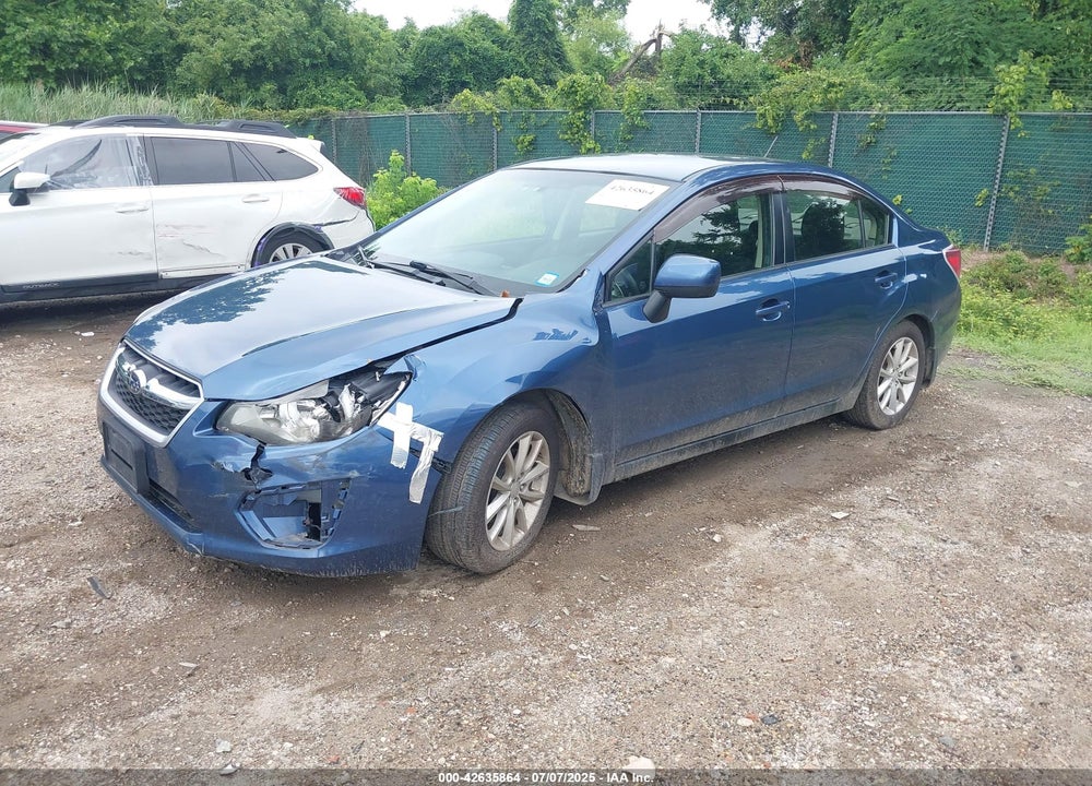 2013 SUBARU IMPREZA VIN: JF1GJAC60DH012924