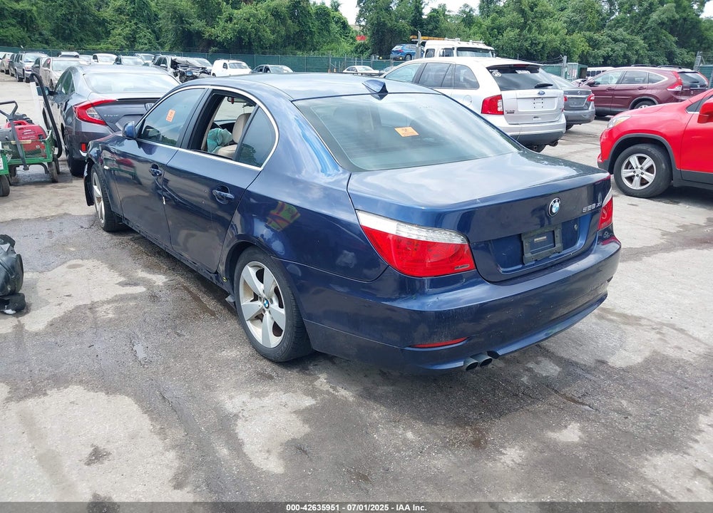 2008 BMW 5 SERIES VIN: WBANV13588BZ48311