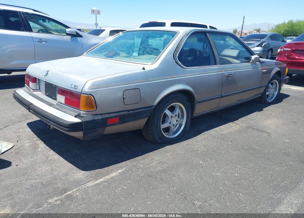 1987 BMW 635 CSI AUTOMATIC L6 VIN: WBAEC8408H3265892