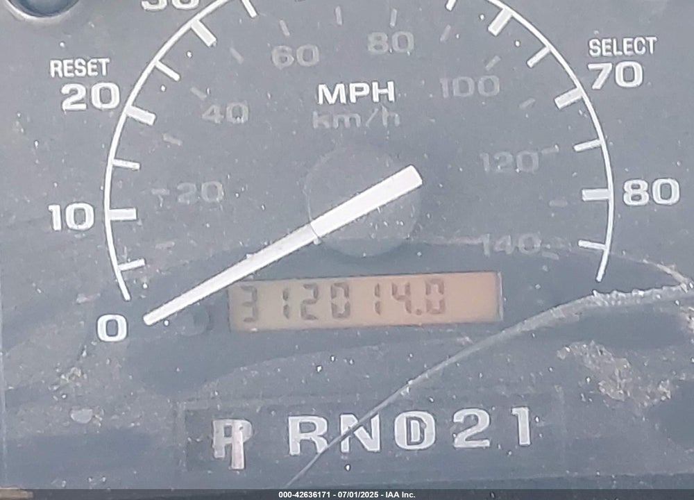1997 FORD F-250 XL VIN: 1FTHF25H5VEB94370