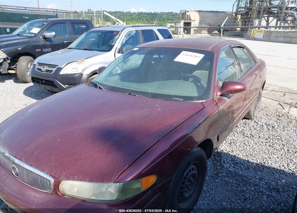 2001 BUICK CENTURY CUSTOM VIN: 2G4WS52J211136669