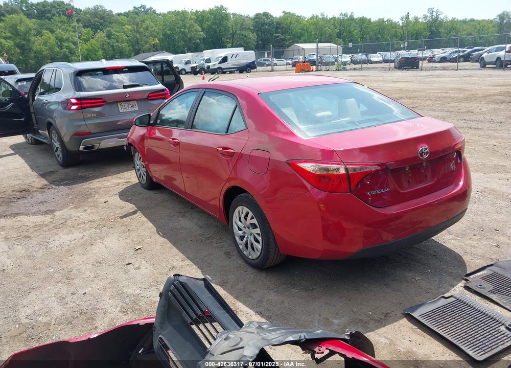 2018 TOYOTA COROLLA VIN: 2T1BURHE7JC009321
