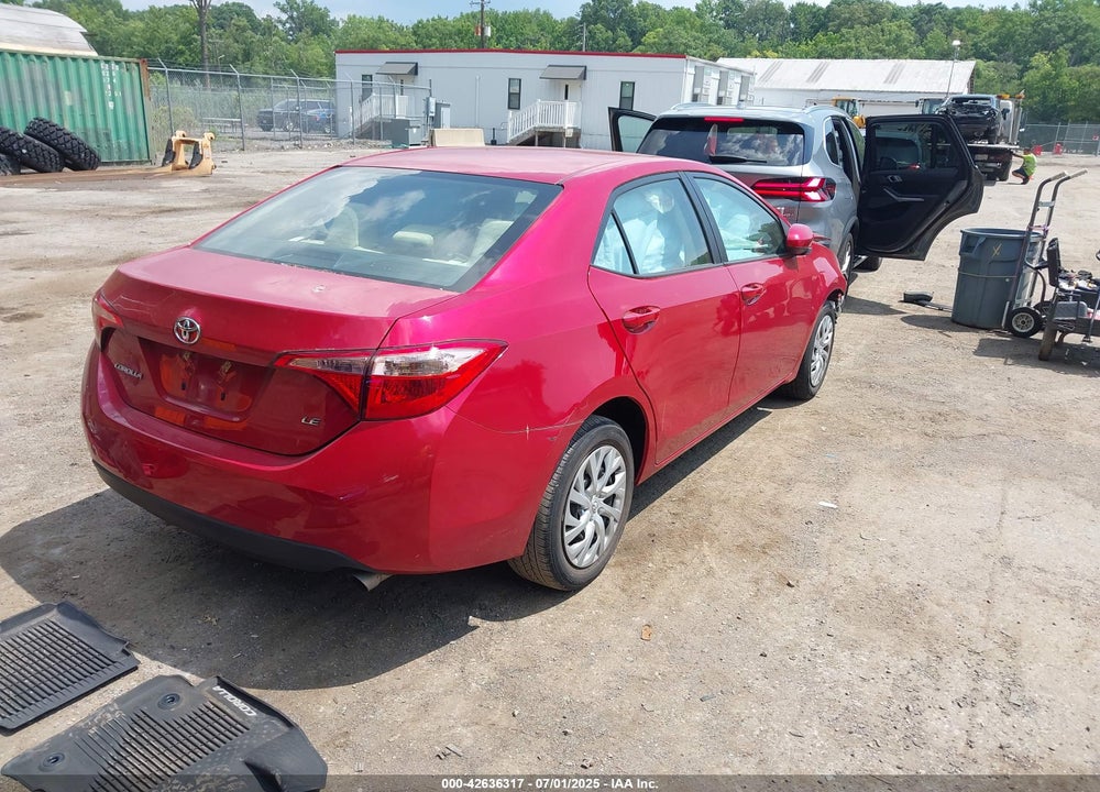 2018 TOYOTA COROLLA VIN: 2T1BURHE7JC009321