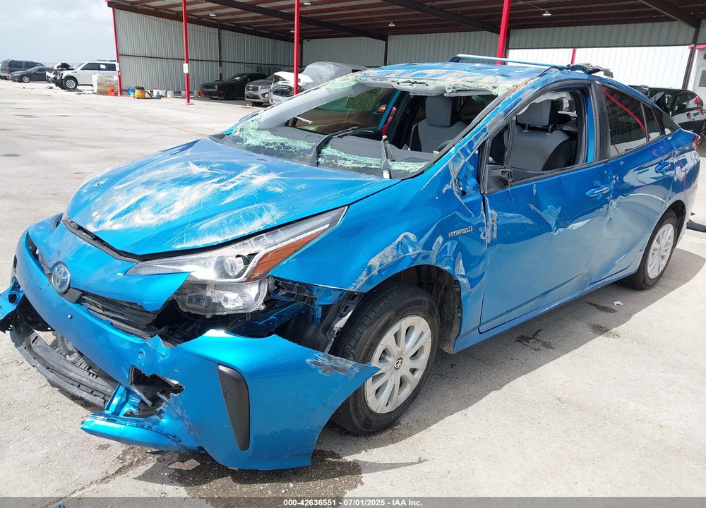 2021 TOYOTA PRIUS VIN: JTDKAMFU7M3141627