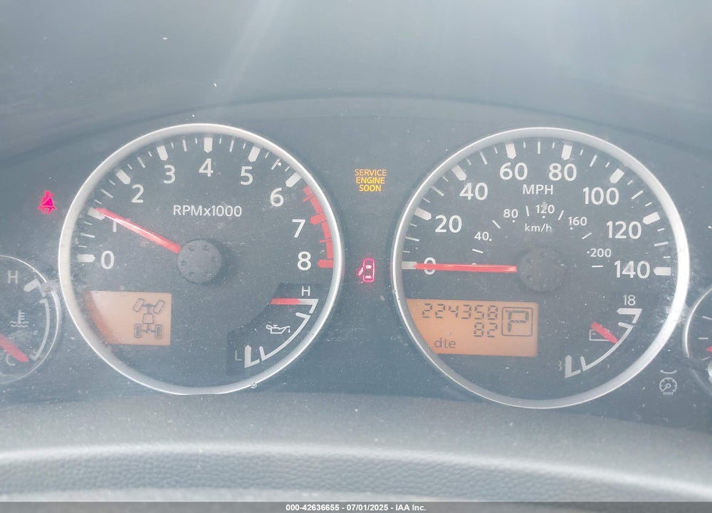 2005 NISSAN XTERRA SE VIN: 5N1AN08W85C657516