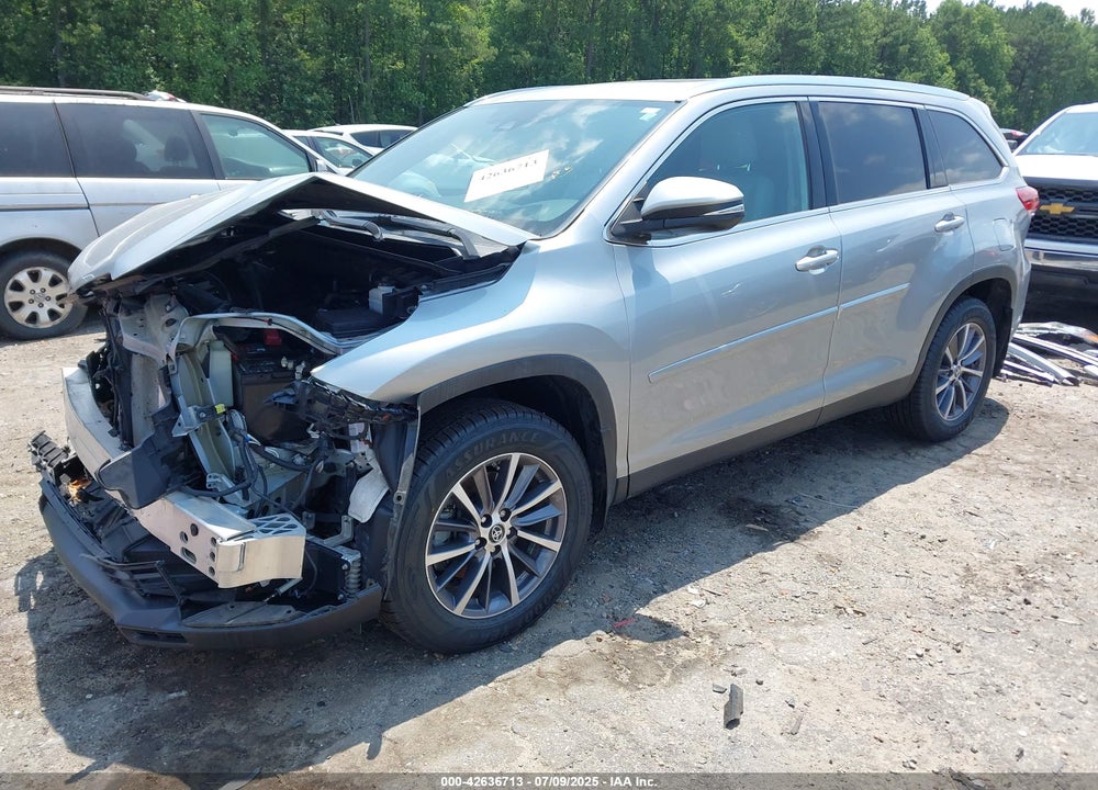 2019 TOYOTA HIGHLANDER VIN: 5TDJZRFH6KS614952
