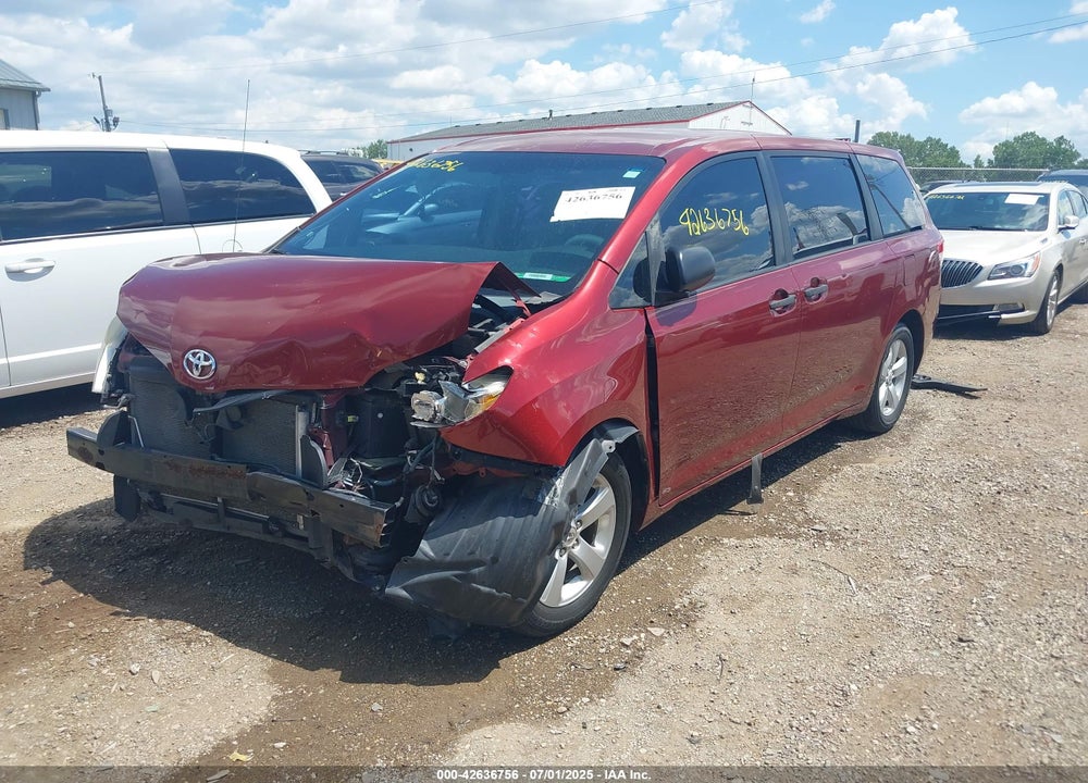 2011 TOYOTA SIENNA BASE V6 VIN: 5TDZK3DC0BS031952