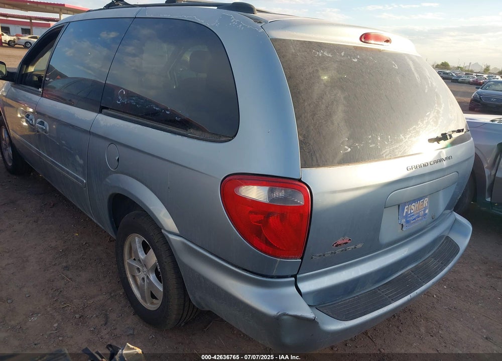 2005 DODGE GRAND CARAVAN SXT VIN: 2D4GP44L55R483006