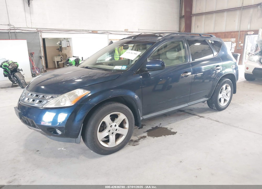 2004 NISSAN MURANO SL VIN: JN8AZ08W14W324486