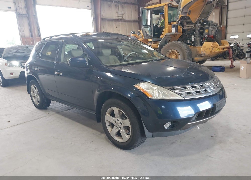 2004 NISSAN MURANO SL VIN: JN8AZ08W14W324486
