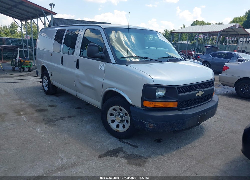 2012 CHEVROLET EXPRESS 1500 WORK VAN VIN: 1GCSGAFX1C1163611