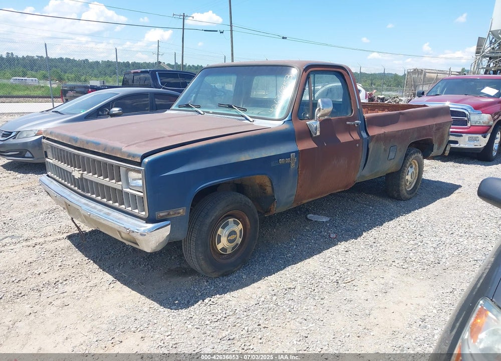 1982 CHEVROLET C20 VIN: 1GCGC24M6CJ114288