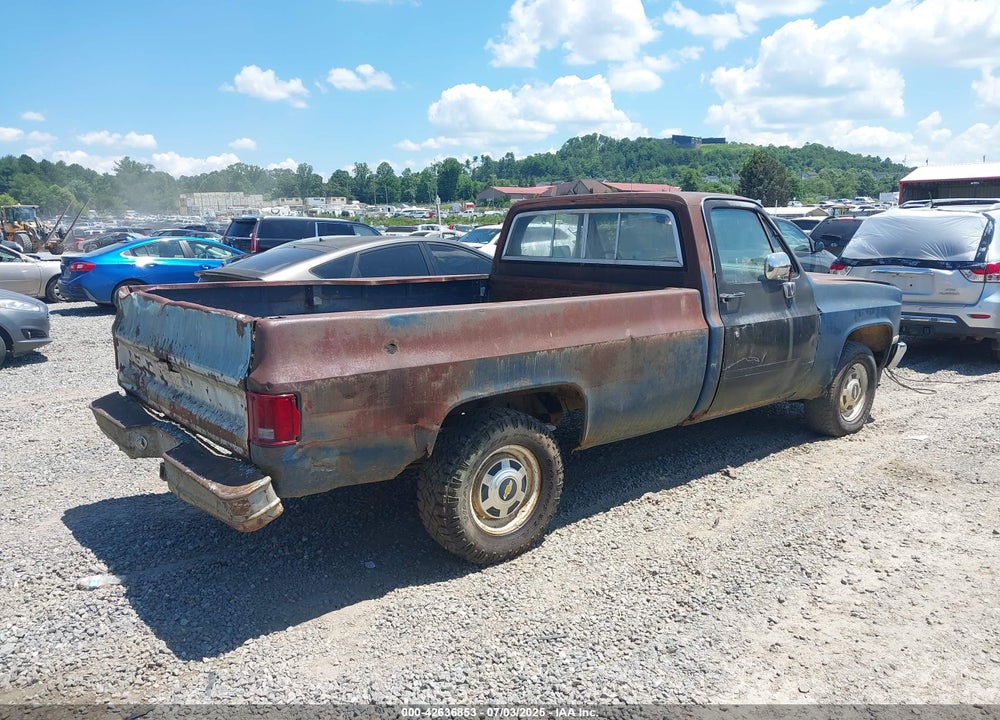 1982 CHEVROLET C20 VIN: 1GCGC24M6CJ114288