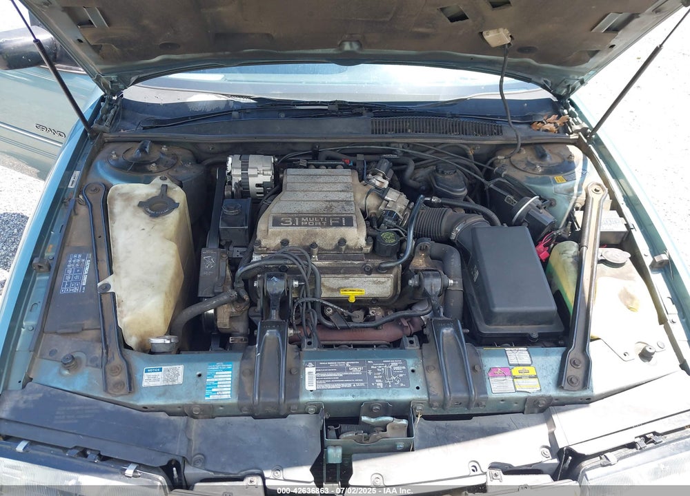 1993 PONTIAC GRAND PRIX LE VIN: 1G2WH54TXPF308566