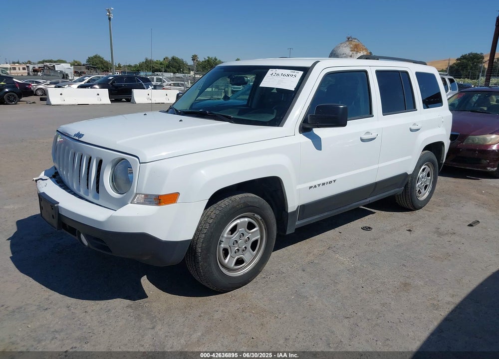 2017 JEEP PATRIOT VIN: 1C4NJPBA2HD209567