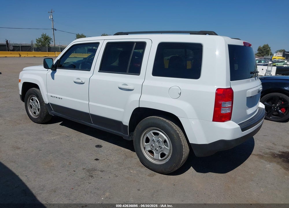 2017 JEEP PATRIOT VIN: 1C4NJPBA2HD209567