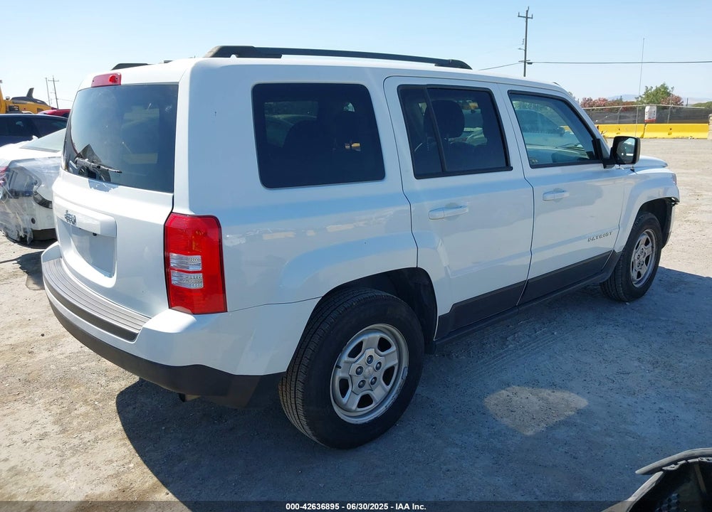 2017 JEEP PATRIOT VIN: 1C4NJPBA2HD209567