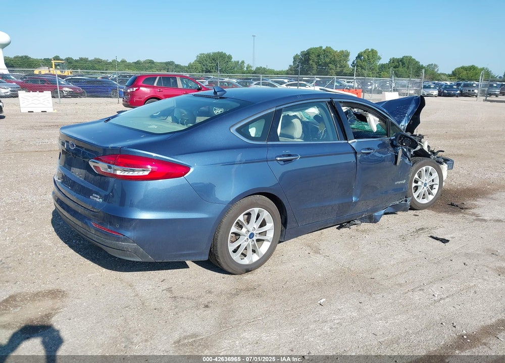 2019 FORD FUSION VIN: 3FA6P0MU0KR255999
