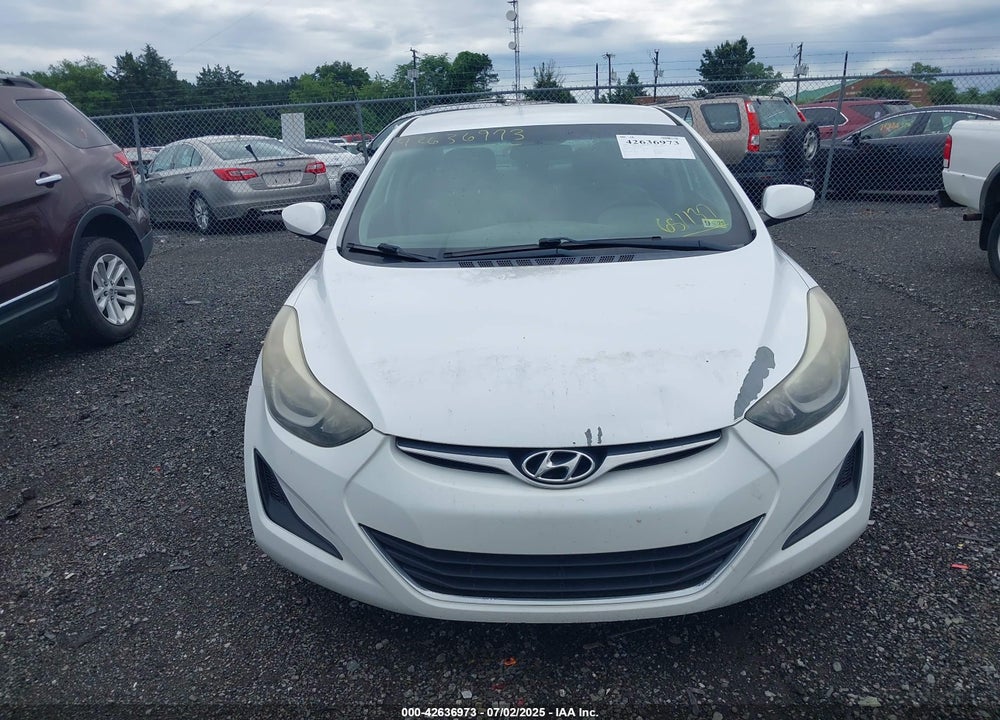 2015 HYUNDAI ELANTRA SE VIN: 5NPDH4AE4FH651137
