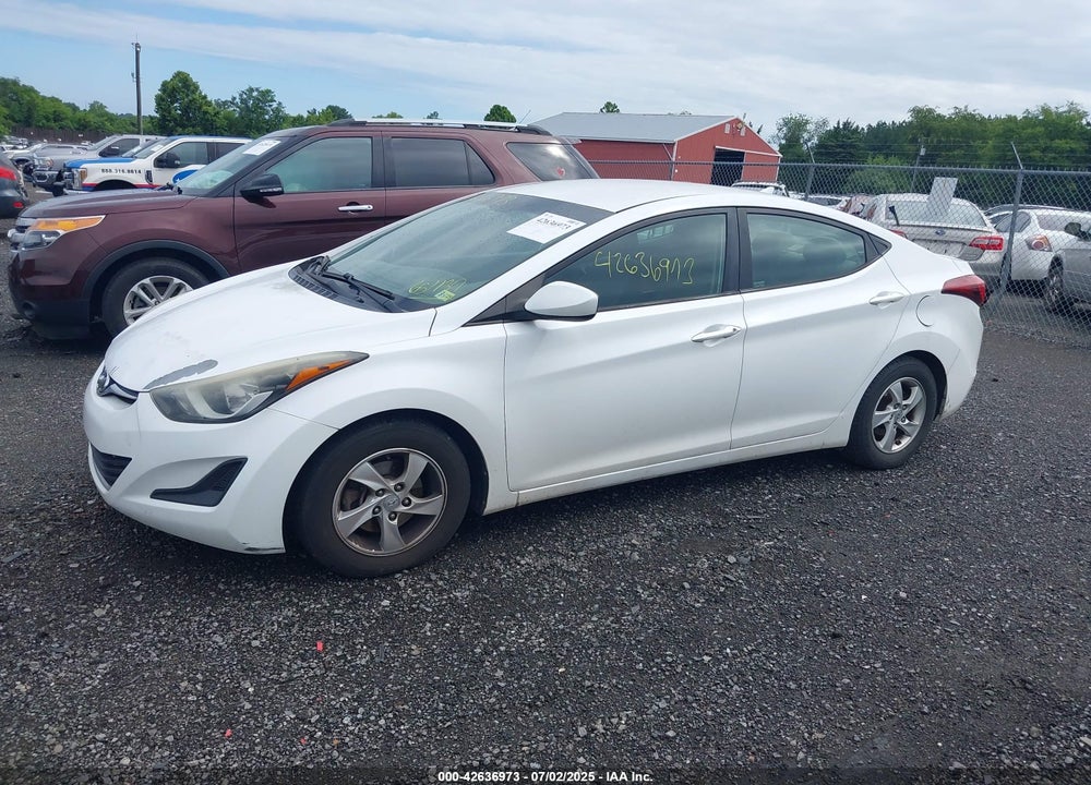 2015 HYUNDAI ELANTRA SE VIN: 5NPDH4AE4FH651137