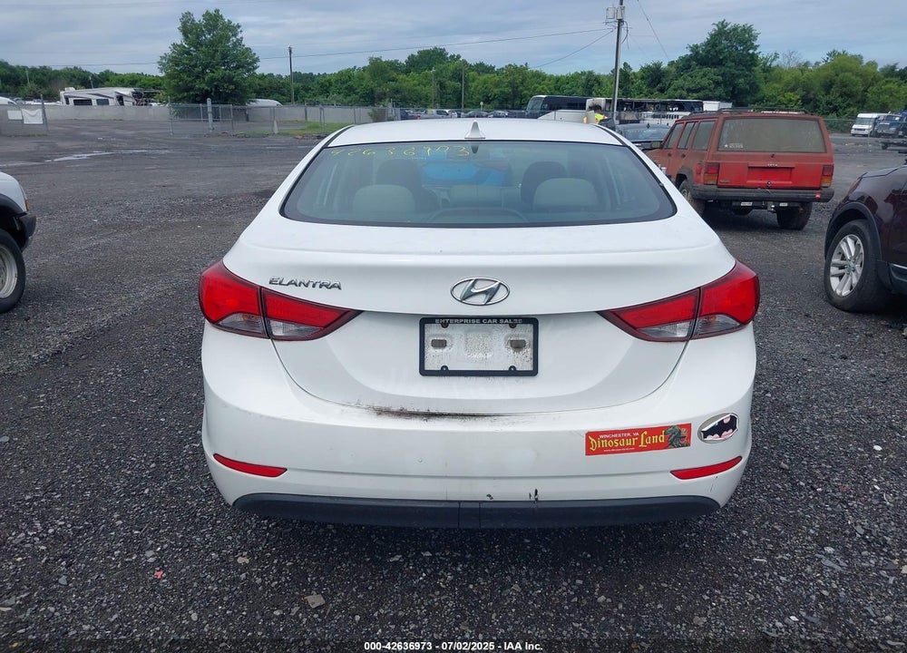 2015 HYUNDAI ELANTRA SE VIN: 5NPDH4AE4FH651137