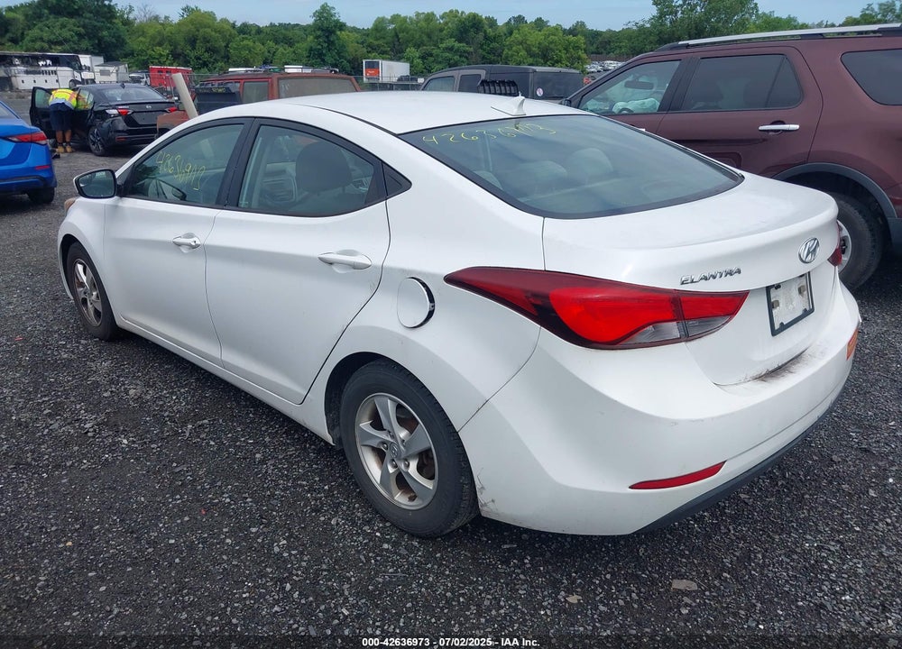 2015 HYUNDAI ELANTRA SE VIN: 5NPDH4AE4FH651137